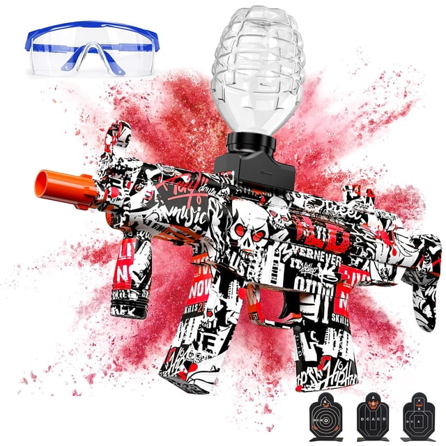 Pistola antisalpicaduras Gel Ball Blaster Anstoy, automática para más de 14 años