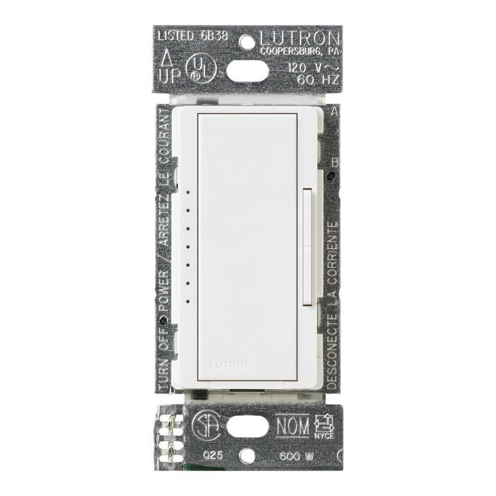 Lutron MA-600GH-WH Eco-Dim White Maestro Dimmer by Lutron Electronics