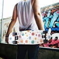 thumbnail image 7 of 33"x9" Skateboard Grip Tape Protector Sheets Nonslip Protection Griptape Sheet for Outdoor Sports Small Watercolor Splashes and Dots, 7 of 7