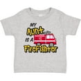 thumbnail image 3 of Inktastic My Aunt is a Firefighter with Fire Truck Boys or Girls Toddler T-Shirt, 3 of 5