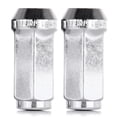 thumbnail image 2 of cciyu Set of 24 Silver Chrome Spline Wheel Lug Nuts for Cadillac for Chevy for Chrysler for Ford for GMC for Honda for Hummer for Toyota 1992-2014 14X1.5 Drive Close End 1.9" Tall, 2 of 4