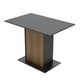 thumbnail image 1 of Mesa de Comedor Madesa Rectangular con Tablero de Madera 5329 Negro/Marrón, 1 of 6