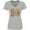 AC-Heather Grey, variant on Inktastic Oktoberfest Banner with Orange Autumn Leaves Women's V-Neck T-Shirt
