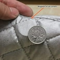 thumbnail image 2 of Magnetic Ironing Mat Blanket Ironing Board Replacement, Iron Board Alternative Cover, Portable Travel Ironing Pad, Quilted Heat Resistant Ironing Pad Cover for Washer, Dryer, Table Top 33"X 19", 2 of 7