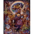 thumbnail image 2 of Bell, Bill 15x18 Gold Ornate Wood Framed with Double Matting Museum Art Print Titled - The Rainbow Wizard (Revised), 2 of 4