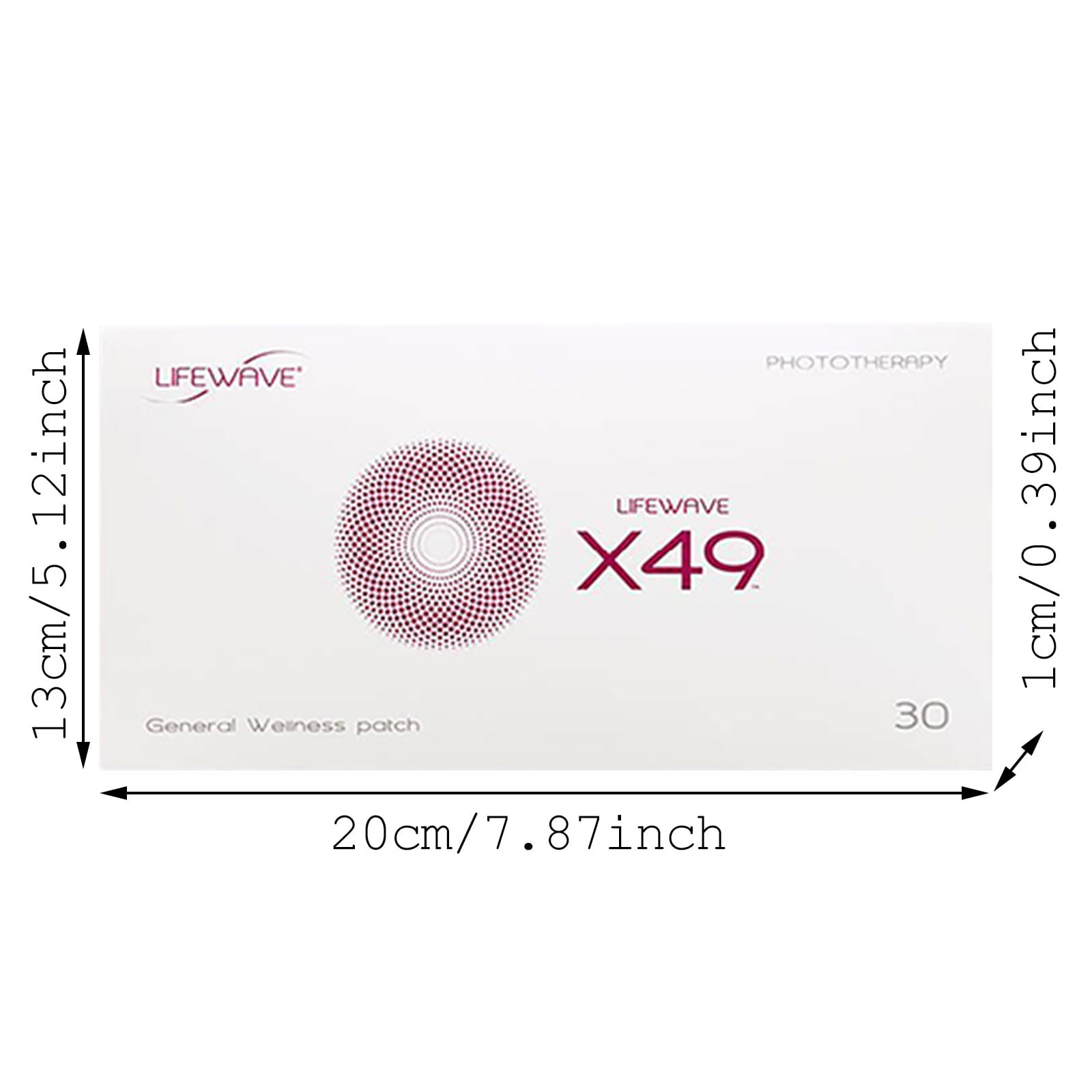 LifeWave X49 Patches - 30 Pcs | Enhance Strength & Stamina