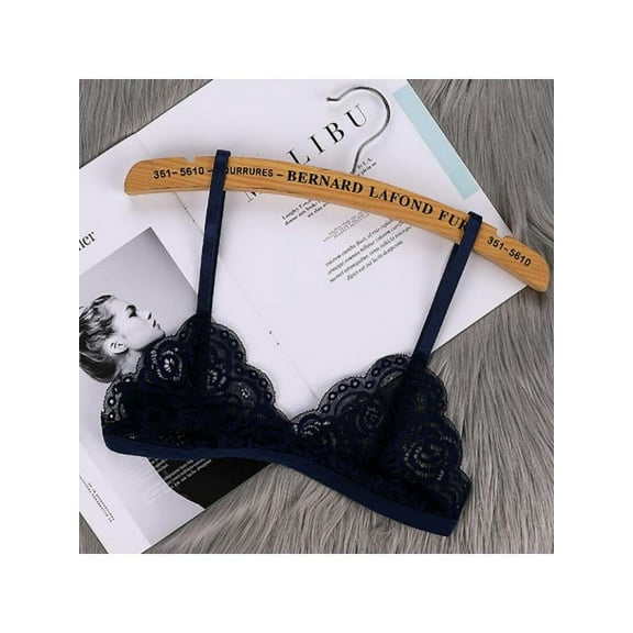 Women's Lace Padded Bralette Bra Top Floral Stretch Wirefree Lingerie Sexy Bras