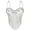#702-White, variant on Women's Mesh Corset Top, Boned Bustier with Backless Design, Body Shaping Lingerie for Evening Wear and Special Wears