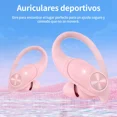 thumbnail image 3 of Bmani T60 Audífonos Ipx7 Carga Inalambrica Pantalla Digital Cómodos auriculares deportivos Bluetooth, estables y que no se caen Color Rosa, 3 of 8
