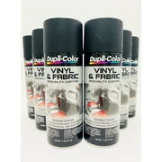 Duplicolor HVP106-6pack Vinyl & Fabric Spray High Performance Flat Black-11 Oz. Aerosol Can