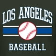 thumbnail image 6 of Wild Bobby City of Los Angeles LA Baseball Fantasy Fan Sports Men's Tank Top, Forest Green, 3X-Large, 6 of 6