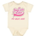 thumbnail image 3 of Inktastic Cute Like My Great Aunt Girls Baby Bodysuit, 3 of 5
