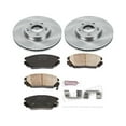 thumbnail image 3 of Power Stop Front Stock Replacement Brake Pad and Rotor Kit KOE4647, 3 of 8