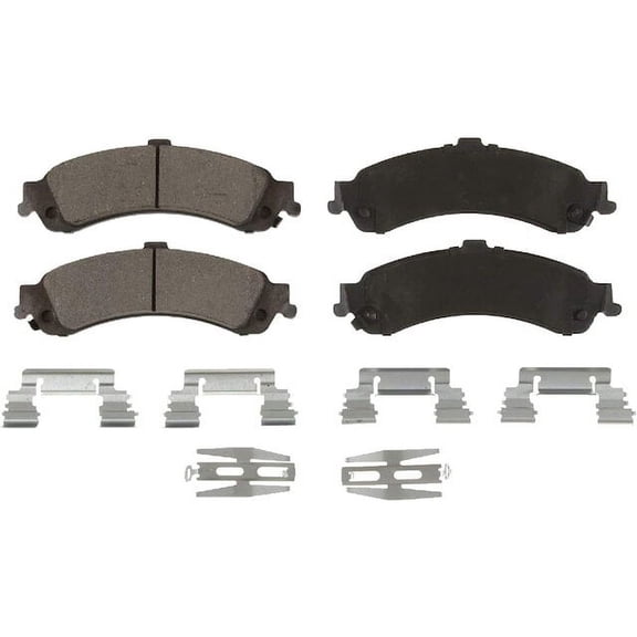 Rear Brake Pad Set - Compatible with 2000 - 2006 Chevy Suburban 1500 2001 2002 2003 2004 2005