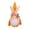 #001-Orange, variant on TanSiDing Easter Bunny Gnome Doll Faceless Plush Stuffed Animal Soft Knitted Fabric Home Decor Holiday Tabletop Display Spring Gift