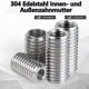 thumbnail image 4 of 20-Pack Thread Reducing Nuts, M8 to M6 Conversion Sleeve Bolts, Zinc-Plated Steel, 4 of 5