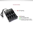 thumbnail image 3 of 3.7V 18650Li-ion Battery USB Independent Charging Portable 18350 16340 14500 BatteryFour Slots, 3 of 9
