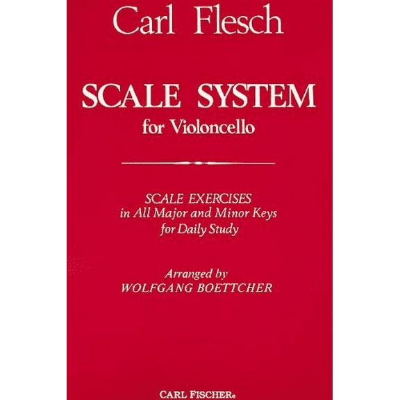 Scale System for Violoncello by Carl Flesch