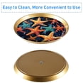 thumbnail image 5 of Starfish Plastic Discs Iron Pillar Jewelry Organizer Stand with 3 Removable Plates - Elegant Design for Home Decor, 5 of 6