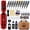 Red RCA, variant on Complete Wireless Tättoo Kit - Rotary Tättoo Pen System with OLED Power Supply RCA Interface Adjustable Voltage Machine Set for Professional Tättoo Artists