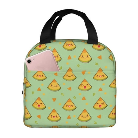 Insulated Lunch Bag for Women Men - Cute Cantaloupe A Leakproof Cooler Lunch Box for Women Men  Lunch Tote Bags for Work School Picnic Travel