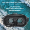 thumbnail image 2 of Sunnylife Drone Goggles Impermeable Templado Vidrio Protector Protector Protector Lente Protector Vuelo Reemplazo de juguete para DJI FPV v2 2 pares AweSitey EL014486-02B, 2 of 7