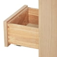 thumbnail image 6 of ARIEL Hepburn 60 Inch Double Oval Sink Bathroom Vanity With Carrara White Quartz Countertop 1.5 Inch Edge In Oak, 6 of 9