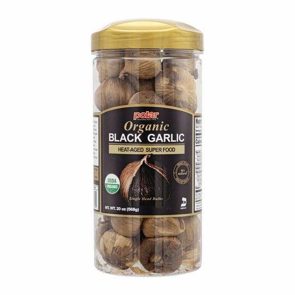 MW Polar USDA Organic Black Garlic Bulb 20 oz Jar