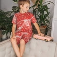 thumbnail image 4 of Balery Beef Steaks Conjunto de Pijama Infantil de Manga Corta con Estampado – Ropa de Dormir de Algodón Suave-Medium, 4 of 6