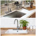 thumbnail image 4 of Unique Bargains 2 Pack Kitchen Sink Splash Guard, 14.5' x 5.3' Faucet Water Catcher Mat for Kitchen Countertop Grey, 4 of 5