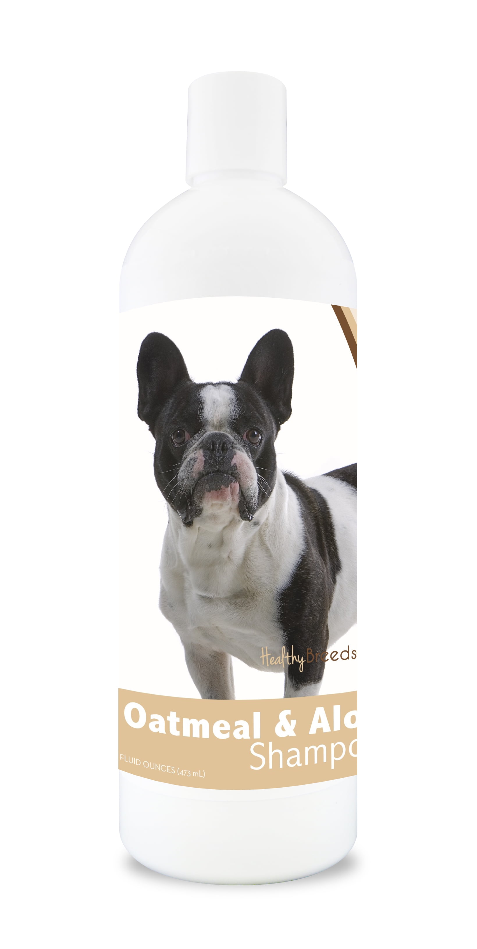 Healthy Breeds French Bulldog Oatmeal Dog Shampoo with Aloe 16 oz