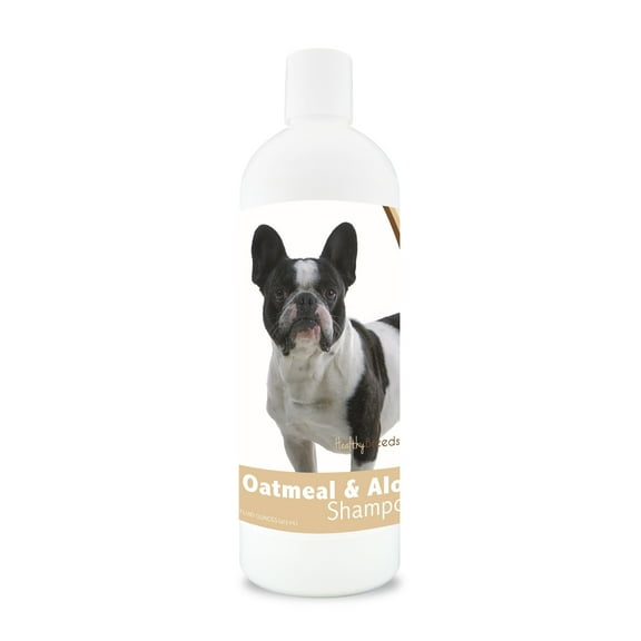 Healthy Breeds French Bulldog Oatmeal Dog Shampoo with Aloe 16 oz
