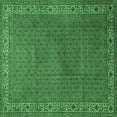 thumbnail image 1 of Ahgly Company Indoor Square Persian Emerald Green Traditional Area Rugs, 5' Square, 1 of 4
