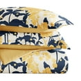 thumbnail image 4 of Noble Linens Yellow Boho Flower Reversible 3-Piece Duvet Cover Set, King/Cal King, 4 of 10