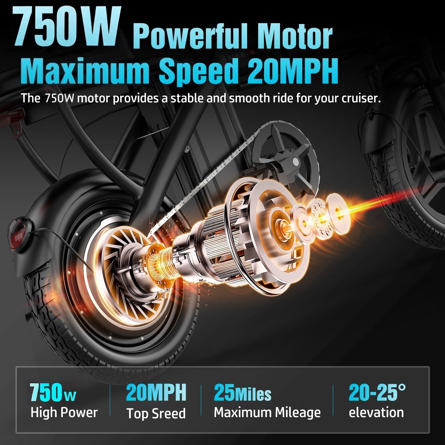 PIKA 750W Foldable Electric Bike for Adults, 48V 10Ah Removable Battery, 14" Ebike, Electric Mini Bike,The range is 25 miles UL 2849