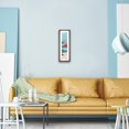 thumbnail image 2 of Artissimo Designs Geoscape II Framed Paper Print w/glass - 9W x 26H x 1.18D, 2 of 2