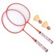 thumbnail image 4 of Raquetas de BáDminton para NiñOs, Juego Deportes Raqueta Volantes con 2 Pelotas Jugadores, Interior, Exterior, Deporte, Verde, 4 of 10