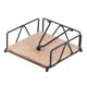 thumbnail image 1 of Dispensador de pañuelos de papel de mesa, soporte para servilletas de hierro para comedor negro, 1 of 8
