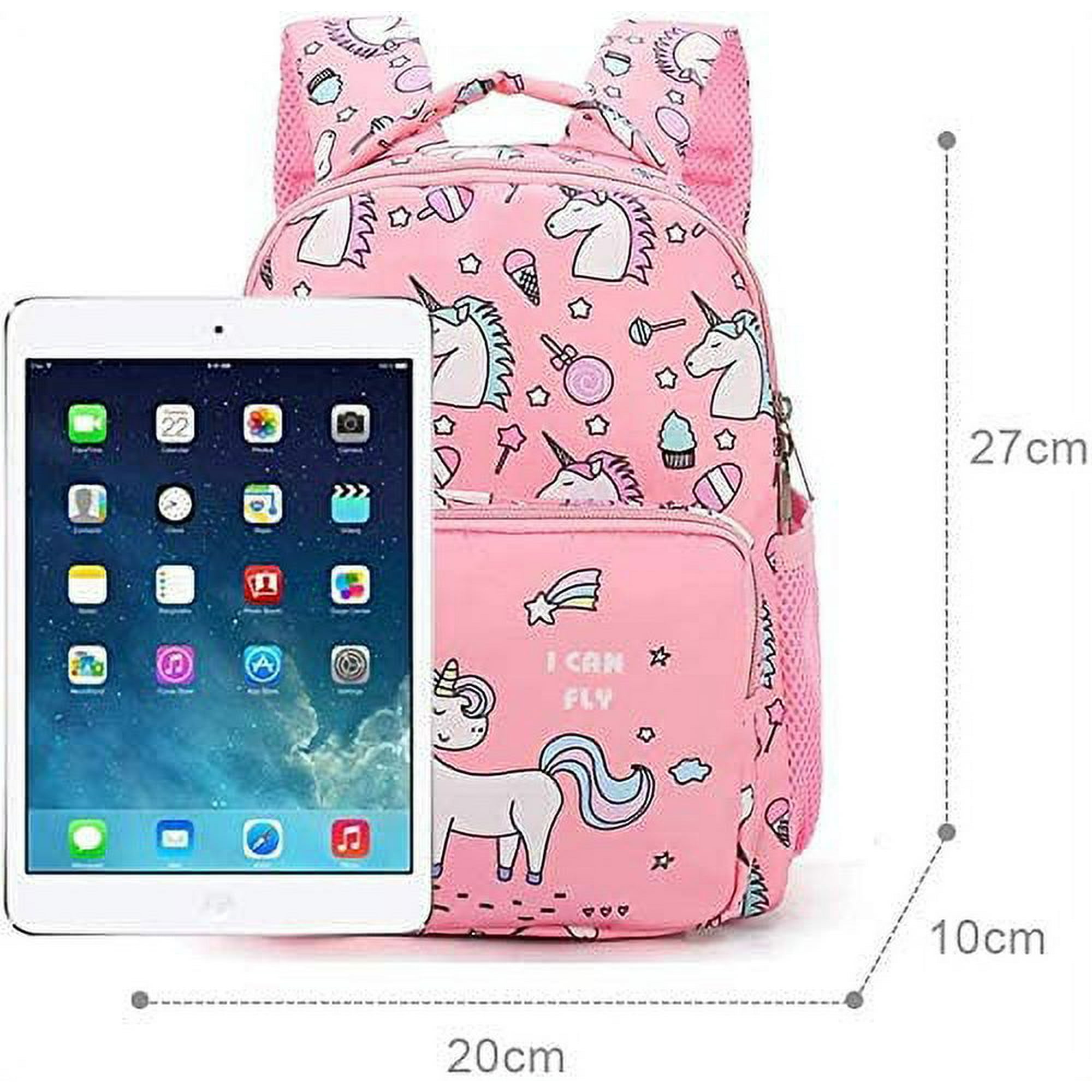 Sac à Dos pour Enfants Filles, Sac d'École Licorne pour Bébés