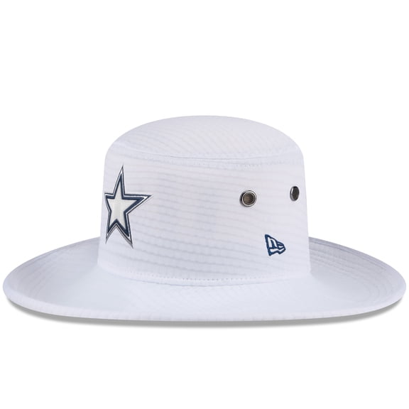 Men's New Era White Dallas Cowboys 2024 NFL Training Camp Panama Bucket Hat