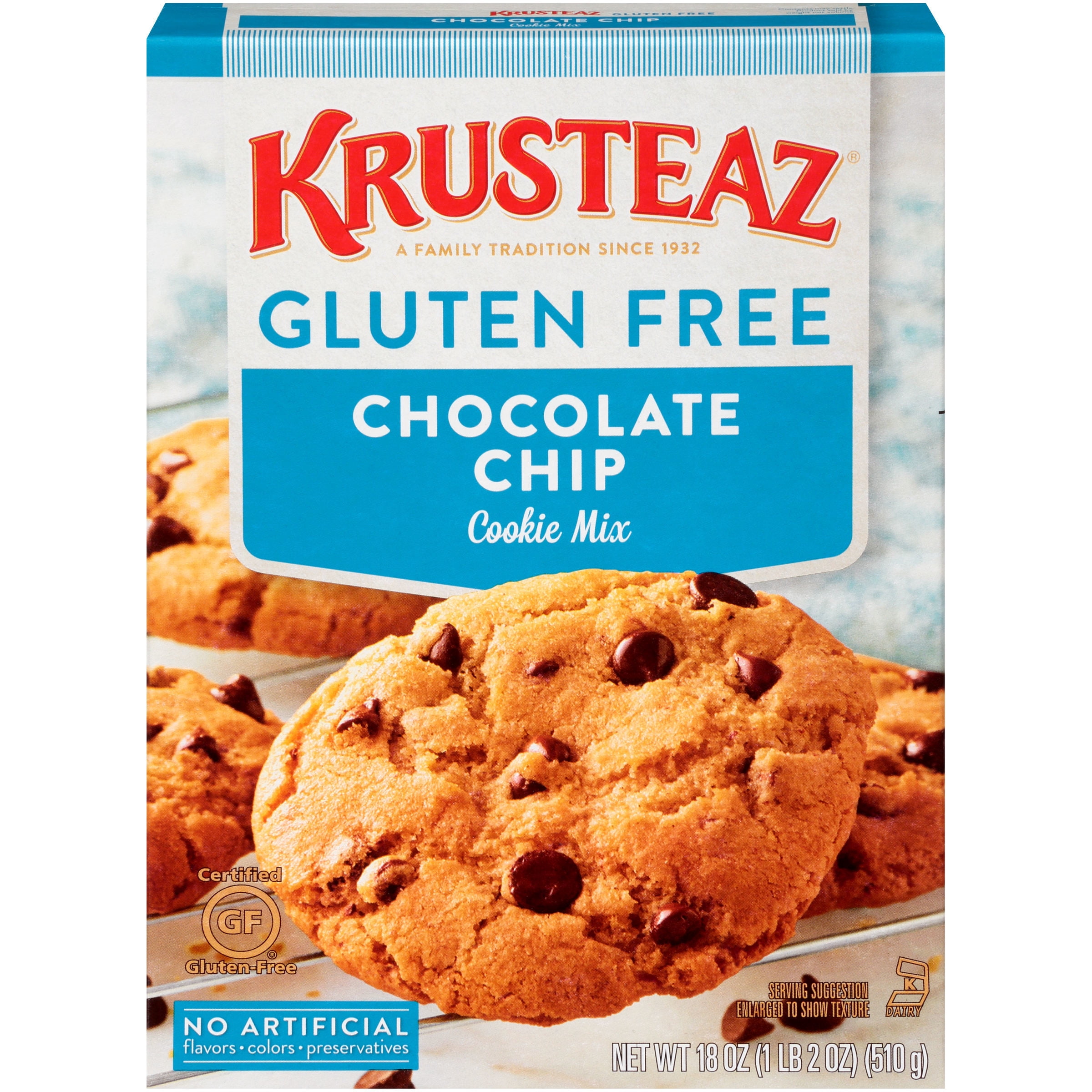 Krusteaz® Gluten Free Chocolate Chip Cookie Mix 18 oz. Box Walmart