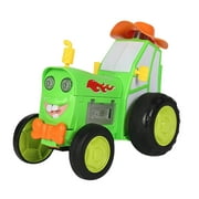 JASKFLY Remote Control Car 360° Stunt Remote Control Car with LED Lights & Music, Rechargeable 800mAh Battery, USB Charging, Gift for Ages 6-12,Home Decor|Plastic,Green