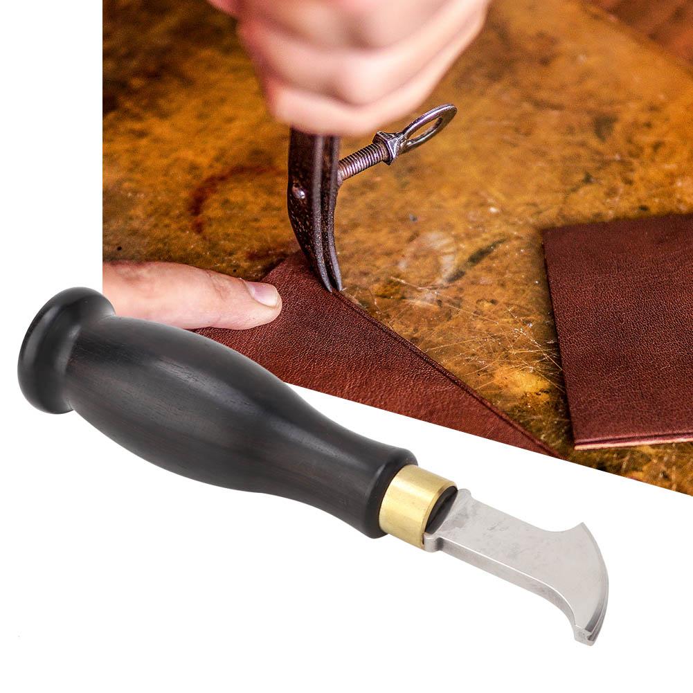 LYUMO Leathercraft Edge Creaser,Shallow Slot Leather Edge Creaser