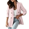 thumbnail image 2 of Hvyesh Women's Work Office Blazer Stretch Lapel Collar Long Sleeve Jacket Suit Blazer, 2 of 10