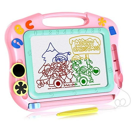 SLHFPX 1-4 Year Old Girls Small Magna Doodle Magnetic Toy Drawing Tablet, Pink