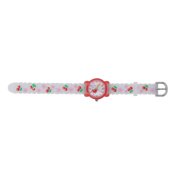 Cartoon Watch, Exquisite Adjustable Professional Girl Watch Birthday Gift  For Kid Aged 3 To 8 For Daily Life White