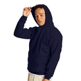 thumbnail image 5 of Hanes Men's Pullover EcoSmart Hooded Sweatshirt -WD17 Fleece Hoodie With Pocket (Athletic Navy, 2XL), 5 of 5