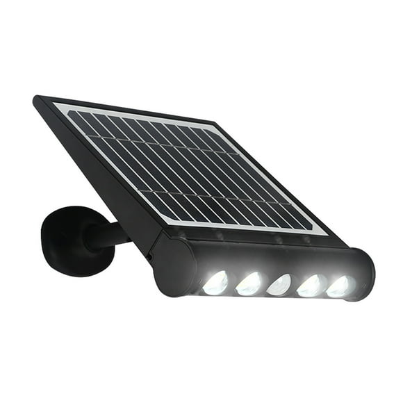 Lámpara Solar Arbotante Led 8w Luz Fria Sensor De Movimiento
