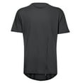 thumbnail image 3 of AHTJRT Men's Loose Athletic Short Sleeve Hipster Drop Irregular Hem T-Shirt with Zipper Dark Gray XL, 3 of 7