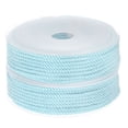 thumbnail image 1 of Unique Bargains 2 Packs Twisted Nylon Twine Thread Beading Cord 3mm 7M/23 Feet Extra Strong Braided Nylon String, Light Blue, 1 of 6